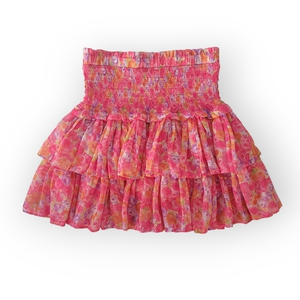 Reset by Jane Spring Floral Mini Skirt Small